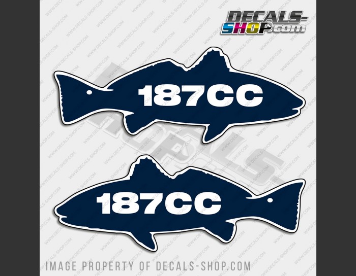 Sea Fox 187CC Boat Logo Decal Set of 2 x 10.75" Sea Fox 187CC Boat Logo Decal Set of 2 x 10.75"